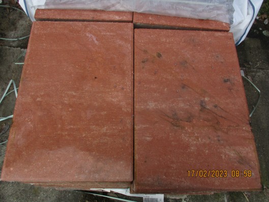 Terrassenplatten SANDSTEIN TERRACOTTA 60/40/4 CM 72/DBP